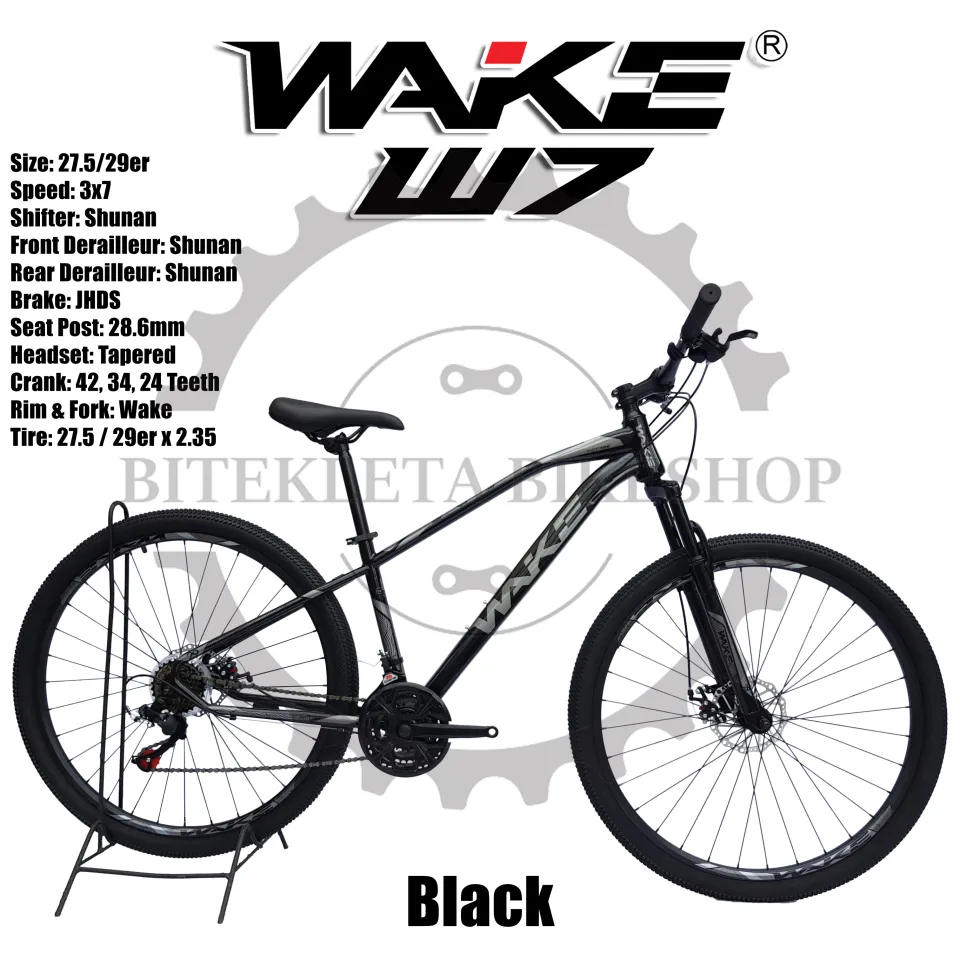 WAKE MOUNTAIN BIKE W7 Steel Frame Mountain Bike 16 Inch