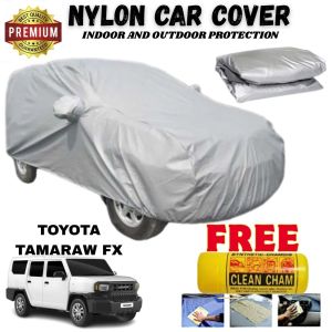Waterproof Nylon Car Cover for Toyota Tamaraw FX Portable & Easy to Use Cover for Regular SUV With Clean Cham