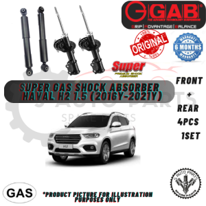 HAVAL H2 1.5 (2016Y-2021Y) (FRONT / REAR) 100% (GAB) SUPER GAS SHOCK ABSORBER
