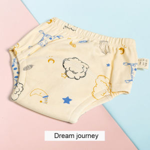 [READY STOCK] Baby Kids Boys Girls Infant Toddler Toilet Potty Training Pants 9-layers Cotton Cloth Diaper Underwear Cloth Reusable