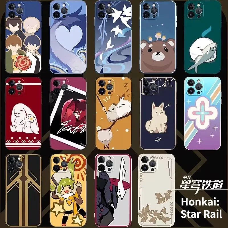 Honkai Star Rail Fashion Character Silicone Phone Case Compatible