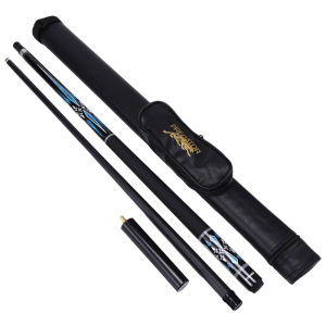 Chinese Style Nine Ball Cue Set Billiard Cue 1/2 Split Carbon Fiber Cue Chinese Style Black Eight Big Head Pool Cue Small Head 10.5mm Medium Head 11.5mm Big Head 12.5mm