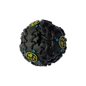 SWEET Playing Durable Ball for Puppy Squeaking French Bulldog Pug Slow Dispensing Dog Feeder Pet Food Dispenser Pet Puzzle Toys Dog Chew Toy