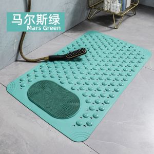 Bathtub Mat Non-Slip Shower Mat 75*40cm Bath Mats with Foot Massage Drain Holes