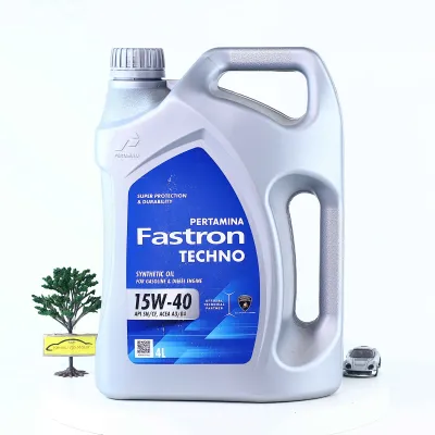 Pertamina Fastron Techno SAE 15W-40 4 Liter API SN/CF/A3/B4 Oli Mobil Mesin Bensin Diesel Pelumas Synthetic Original