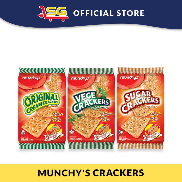 SG | Munchy's Crackers (Original,Vege,Sugar) | Lazada