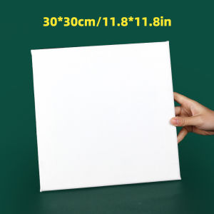 【Local delivery】 100% Cotton Canvas Board Painting Plain with Wooden Frame for Acrylic Oil Paint (Multiple Size)