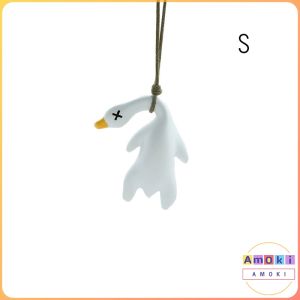 Amoki【Ready in Stock】 UV Changeable Color Roast Duck Pendant Creative Keychain Bag Decoration Fashion Accessory 1Pc