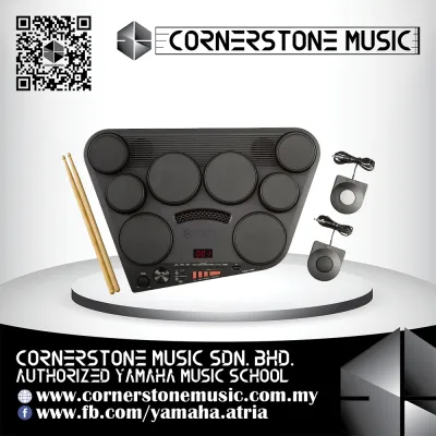 Yamaha Portable Digital Drum Compact DD-75 *Ready Stock* ( DD75 / DD 75 ) Electronic Drum Kit with Adaptor | Cornerstone Music