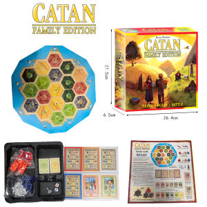 Catan: Family Edition รุ่นโฮม 3-4 คน เหมาะสำหรับอายุ 10 ปีขึ้นไป [Boardgame]