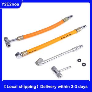 【Local shipping】 Inflatable Bike Motorbike Truck Tyre Inflator Connector Hardware Tools Car Nozzle Valve Air Hose Inflating Needles Pump