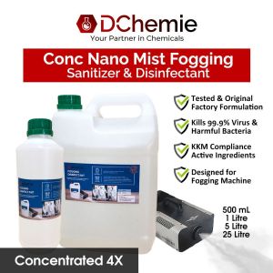 Nano Mist Fogging Sanitizer & Disinfectant - 4X Concentrate