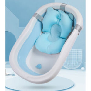 อ่างอาบน้ำเด็ก รุ่นยอดฮิต แถมฟรี‼️ เบาะรองอาบน้ำ อ่างอาบพับได้ อ่างอาบน้ำเด็กพับได้ อ่างอาบน้ำเด็กมีจุกปล่อยน้ำ