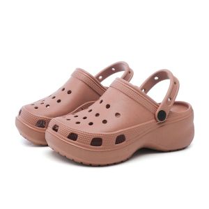 Giày Cao Gót Siêu Cao 10Cm Mới Mùa Hè Đế Dày Giày Rỗng Cho Nữ Thời Trang Nữ Xăng Đan Đi Biển Với Chiều Cao Tăng Và Mặc Bên Ngoài