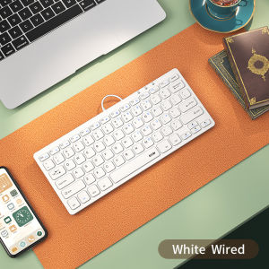 BOW HW098A Lightweight and portable Wired small keyboard Scissor foot button Square keycap 78 Keys suitable for laptops with USB interfaces