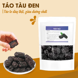 Táo đen sấy dẻo 500g táo tàu không tẩm đường táo đen pha trà ăn vặt hầm canh thơm ngon