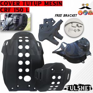 TUTUP MESIN RANGKA CRF COVER SET ENGINE SIDE COVER SAMPING SUPERMOTO SUPER MOTO HONDA DIRT BIKE PNP