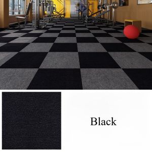 SG Stock 10pcs Non-Slip Adhesive Office Floor Mats | Removable & Easy-Clean Floor Carpet Sticker For Living Room Bedroom
