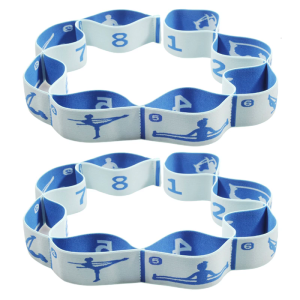 2lotDance Stretch Band Elastic Resistance Band Home Pilates Exercise Pull Strap for Muscle Building