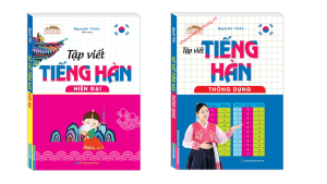 Sách-Combo2c-Tập viết tiếng hàn hiện đại+tập viết tiếng hàn thông dụng