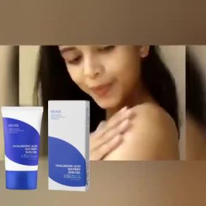 Eelhoe Hyaluronic Acid Hydrating Sunscreen Gel Waterproof Outdoor Protection Against UV Ray Nourishing And Refreshing Non-Sticky Cream Long Lasting Moisturizing Isolation Lotion Oil Control Whitening Sun Cream