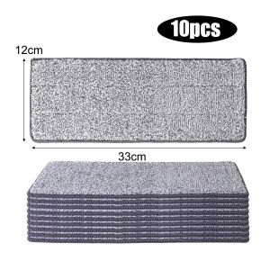 1/10Pcs Microfiber Mop Pad Portable Replacement Mop Head Floor Cleaning Cloth Pad Washable Spray Mop Cloth Flat Squeeze Cleaning Pad