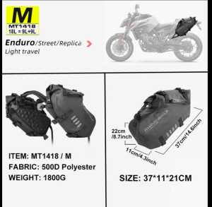 Rhinowalk MT1418 Motorcyle Pannier Travel Saddle Bag Motor MT1428 MT1448
