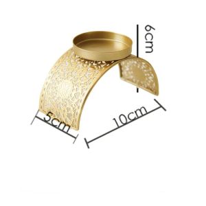 Tempat Lilin Gantung Arab Gold /Hiasan Dinding Gantung MejaTempat Lilin Gold Aromaterapi - Harga/pc