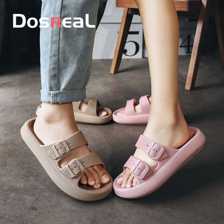 Dosreal Unisex Slippers One Strap Korean Slippers For Women New