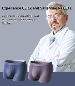 Mens massage particle boxer shorts Breathable midwaist briefs Magnetic therapy mens shorts head