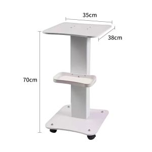 ABS Beauty Clinic Trolley Salon Use Pedestal Rolling Cart Wheel Aluminum Stand Personal Care Applian