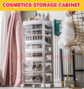 Cosmetic Storage Drawer Makeup Cabinet - 3/4/5/6/7 Tier / Storage / Organizer / Box / Plastic Storage Box