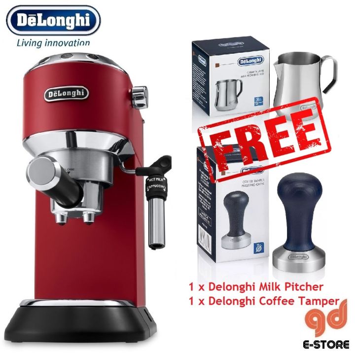 DeLonghi EC685R Dedica Style Espresso Coffee Maker EC685 Pump (Red