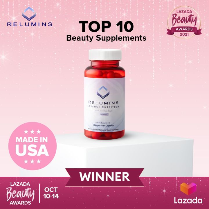 Relumins Advance Nutrition Gluta 1000 - Reduced L-Glutathione Complex