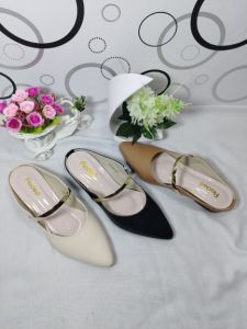 flatshoes wanita terbaru motif tali tengah  07