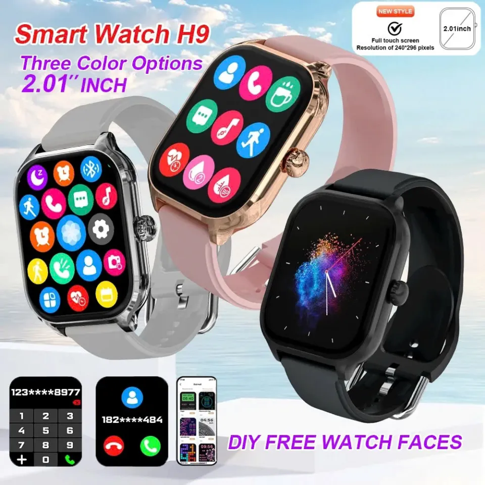 H9 Smart watch Men Women Sports Watch inch /Dial Calls Game