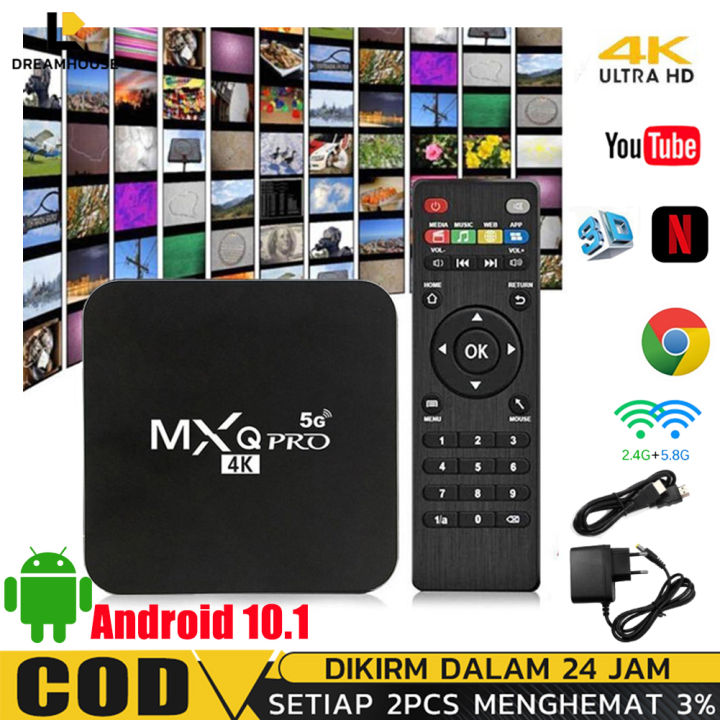 Android tv box Smart Wifi TV Box MXQ Pro 4K Smart TV Box Media Player