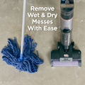 Shark Hydrovac Wet & Dry Cordless Vacuum, 3-in-1 Multi Surface Cleaner, Antimicrobial Brushroll, Eliminate Odours, Dual-Tank System, LED headlights, up to 30 mins run time, Smart LED display, 2 Year Warranty, Shark WD210SM. 