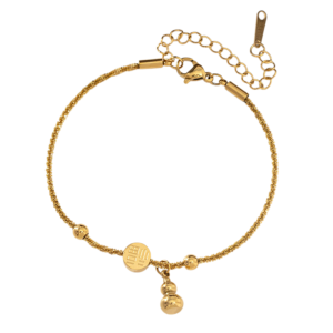 【เสริมโชคลาภ】สร้อยข้อมือจี้น้ำเต้านำโชค/สร้อยคอ ทนต่อการสึกหรอและทนต่อการกัดกร่อน /สร้อยข้อมือจี้น้ำเต้านำโชค สร้อยข้อมือฝูน้ำเต้านำโชคสำหรับผู้หญิง กำไลผู้หญิง