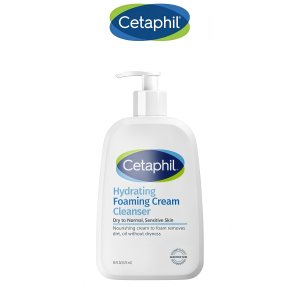 【236mL&473mL】CETAPHIL Hydrating Foaming Cream Cleanser For All Skin Types Sensitive Skin