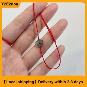 【Local shipping】 Fashion Creative Lucky Rich Flower Hand Rope Ring For Women Men Adjustable Handmade Braid Bracelets Jewelry Couple Gifts