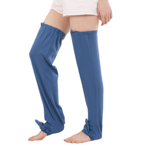 Elastic Knees High Foot Covers With Nonslip Grip Thermal Protection For Seniors In Air Conditioned Rooms