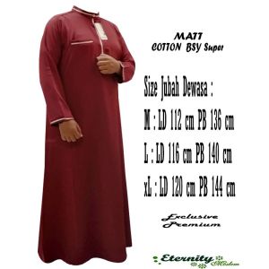 Gamis Jubah Pria Lengan Panjang Terbaru Jubah ETERNITY Premium