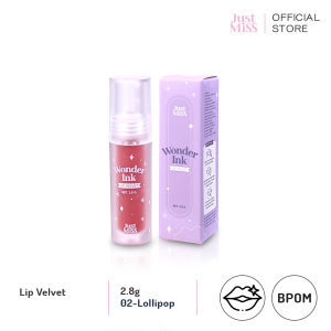 JUST MISS Wonder Ink Lip Velvet Matte Finish 2.8g - Vitamin E Lip Color Pigmented Perona Bibir Melembapkan Original