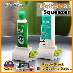 [1PC]Worthbuy Plastic Toothpaste Squeezer Stand Squeezer Tube Holder Toothpaste Dispenser Presser Holder 牙膏擠壓器