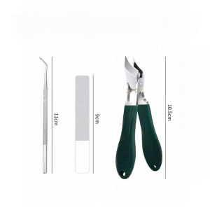 ชุดตัดเล็บสำหรับตกแต่งร่องเล็บ เครื่องมือตัดเล็บเท้าสีเทา คีมปากเหยี่ยว ของใช้ในครัวเรือน กรรไกรตัดเล็บอักเสบ