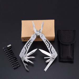 Upgraded Version Stainless Steel Multitool Pliers 30 in 1 Folding Pliers Mini Portable EDC Outdoor Camping Folding Emergency equipment Pliers