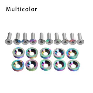 GORGE 10PCS 9 Colors Ultra Zero Thunder Eagel Handle Bar Screws Car Decorative Screws Scooter Fasteners Screws Screw Washers