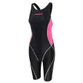 FINA Approved Competition Swimwear Girls YINGFA Training Sporty Swimsuit Sharkskin Swimwear Women Knee Length Breathable Fabric Racing Suit. 