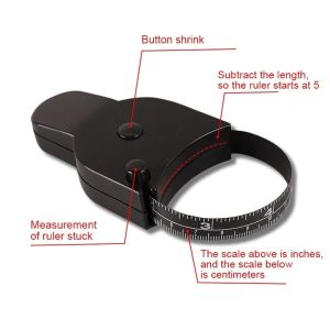DROPASSIST 1659 1.5m Automatic Measurement Of Three-Dimensional Ruler Double sided CM Measuring Tape Waist Measure Ruler